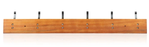 Holzkleiderständer | Wandgarderobe | Garderobenhaken mit 12 Haken | HG-60CM-WOOD