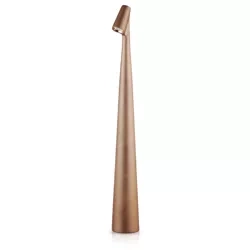 Tischlampe 43cm | Kabellose Nachtlampe mit eingebautem Akku | Lampe mit Touch-Steuerung | HMS-455-BROWN