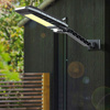 Garten Solar-LED-Lampe mit Bewegungs- und Dämmerungssensor IP65 | 120 LED-COB-Lampen | IR-Fernbedienung | LD-120COB-1S