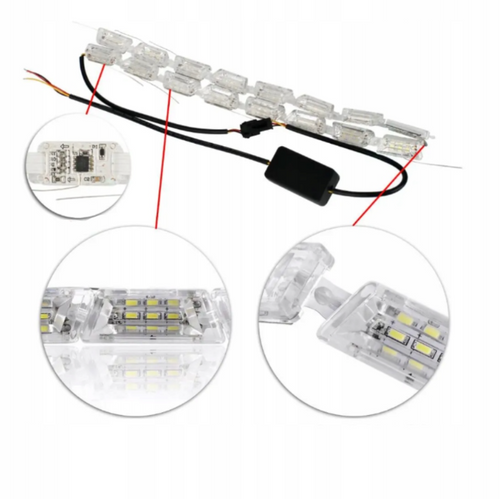 LED-Tagfahrlicht mit Blinker | Selbstklebend flexibel