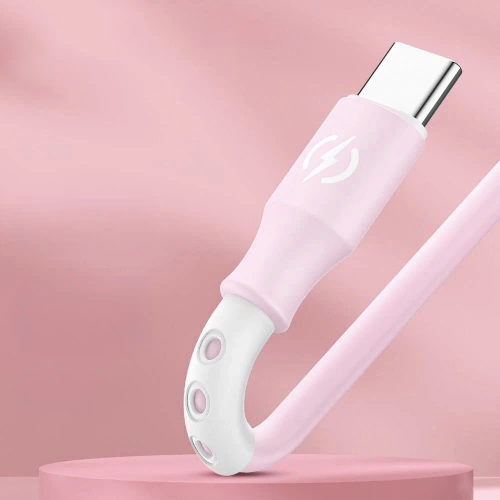 USB-Ladekabel | 3-in-1, mit drei Anschlüssen | pink | B2-3in1-pink
