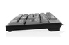 Flache kabelgebundene Tastatur mit Ziffernblock, flache Tasten, für das Büro, leise | T15