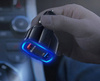 Schnellladegerät fürs Auto 2x USB 1x Typ-C | Schnellladung Quick Charge 3.0 | Umgebungs-LED | CA-005