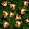 Solar LED-Girlande Bienen 20 LED Gartenlampe 5m | BEE-20LED-5M