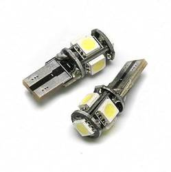 LED-Autoleuchtmittel | W5W T10 5 SMD 5050 CAN BUS