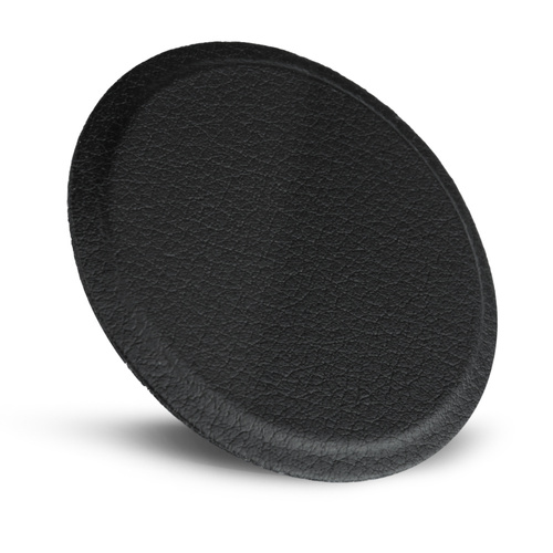 Magnetische Handyplatte | aus schwarzem Kunstleder | MSS