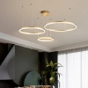 LED-Pendelleuchte | mehrteilig, modern, 136 W | gold | RLK-C03-136W-G