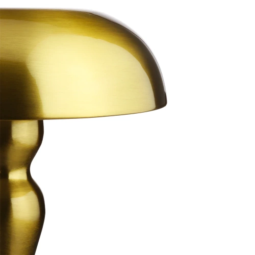 LED-Tischleuchte Pilzform | kabellos, Touch-Bedienung, geeignet für Hotel, Restaurant, Nachttisch | gold | HJA24-A-GOLD