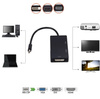Mini DisplayPort (Thunderbolt) zu HDMI | DVI | VGA | HVD-20CM Adapter