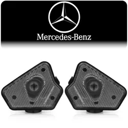 LED-Logo-Projektor für Seitenspiegel montiert | Hologramm Mercedes W204, 212, 246, CLA | Willkommenslogo | ML-BM1