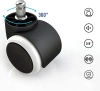 Bürostuhlrollen | Set 5 Stück | für Möbel und Drehstuhl | WXL-D50MM-5PCS