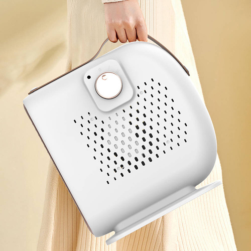 Elektrischer Heizlüfter retro | 2 Stufen | 500 W | weiß | JM-115