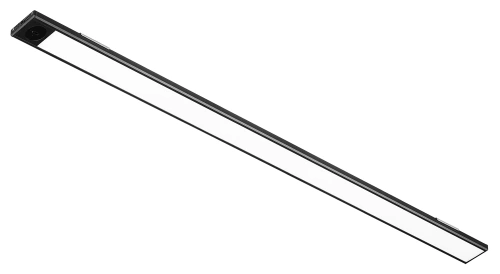 LED-Möbelleuchte mit Bewegungsmelder | kabelloses Nachtlicht mit Sensor | Unterbauleuchte 60 cm | HSL-S60CM-BLACK