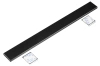 Möbellicht mit Bewegungssensor | Kabellose Nachtlampe mit Sensor | LED-Unterbauleuchte 60 cm | HSL-S60CM-SCHWARZ