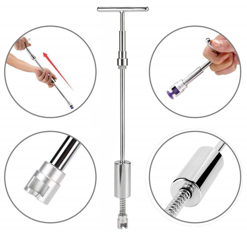 Karosserie-Ausbeulwerkzeug-Set | 1 Stück Ausbeulhammer mit 18 Aufsatzpilzen in verschiedenen Durchmessern | Y-109