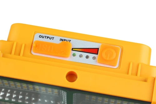 LED-Arbeitsleuchte | solarbetrieben, Powerbank-Funktion, 100 W | gelb | TGD-100W-YELLOW