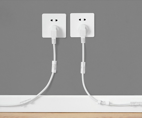 Set 10 Stk. Kabel- und Drahtorganizer | Clips mit Nano-Klebeband | Weiß | KZ-D58