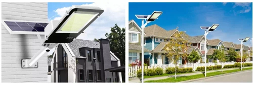 Straßenlaterne, Solar-LED-Lampe 2000W | 20Ah, IP65, 628 LED SMD5730 | großes Solarpanel 6V/25W | Fernbedienung | LDT-B628