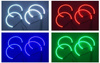 RGB-LED-Ring-Set – 4 RINGE mit einem Controller und einer Fernbedienung
