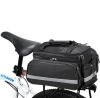 Wasserdichte Fahrradtasche für den Kofferraum 27L | Fahrradtasche mit Regenhülle und Reflektoren | Robuste 3-in-1 Fahrradtasche | ZTB-670