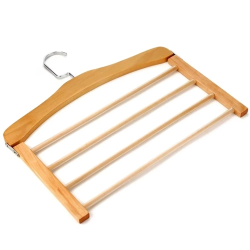 Kleiderbügel | drehbarer Hosenbügel | S-8101-WOOD