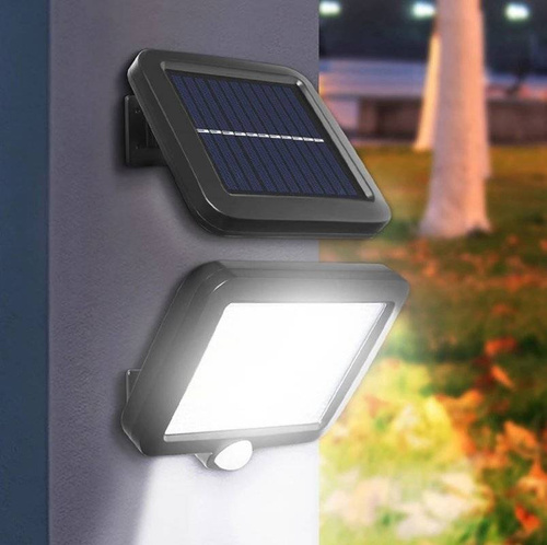 LED-Gartenleuchte | 120 COB-LEDs mit modularen Solarpanel | SSL-120LED