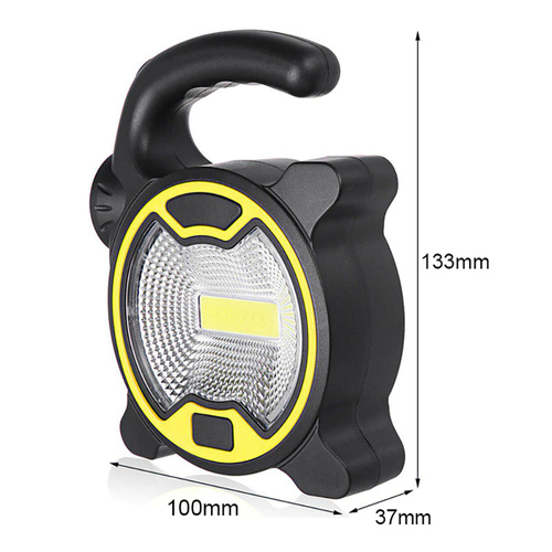 Werkstattlampe mit Griff LED + COB | 3x AA | W30