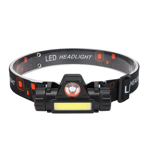 LED Stirnlampe XPE Q5 + COB | Magnet, 500lm, 1000mAh | TL-101-B