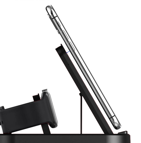 Ladestation für Apple iPhone, AirPods und Watch | 15 W kabelloses Ladegerät für Smartphone und Kopfhörer | Reiseversion | WD-04