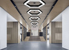 LED-Hängelampe 60W | Sechseck | Aluminium | CCD blendfrei | Φ100x6 | LPL-002
