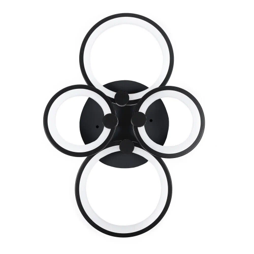 LED-Deckenleuchte | Aufbaupanel 48 W | schwarz | RLC-C48W-B