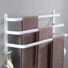 Handtuchhalter | Wandhalterung für das Badezimmer | Badezimmerstange | MJR-50CM-3-WEISS