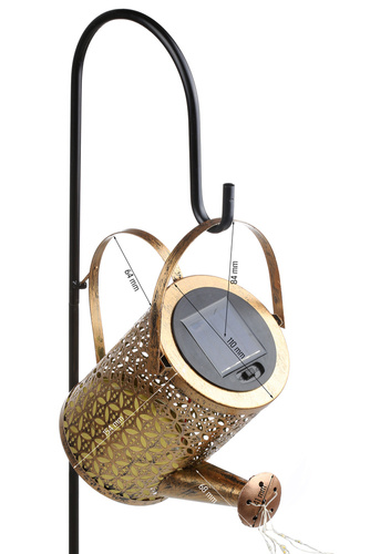 Solar-Gartenlampe LED Gießkanne | 95 cm, 600 mAh | FLD-17-W