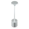 Tischlampe mit integriertem Akku | Nachtlicht mit drei Leuchtfarben | HJA21-SILVER