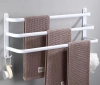 Handtuchhalter | Wandhalterung für das Badezimmer | Badezimmerstange | MJR-50CM-3-WEISS