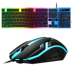 Gaming-Set Tastatur und Maus, LED-RGB-Beleuchtung, USB | TF230