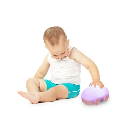Silikon LED Nachtlicht Auto | Tragbare Kinderlampe 9 Lichtfarben | JL-604
