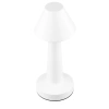 Kabellose Tischlampe | Touch-Nachtlicht mit einstellbarer Lichtfarbe | USB-Lampe | HJA12-WEIß