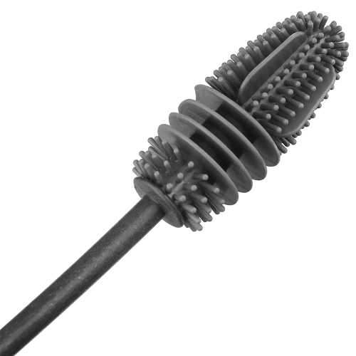 Lange Silikonflaschenbürste | Gläserbürste | TLH-012-GREY
