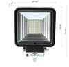 Quadratische Arbeitsleuchte 168W | LED-Panel mit 56 Dioden | IP65 | WL10168W