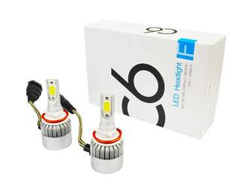 H9 H11 C6 COB BridgeLUX ™ 7.600 lm LED Scheinwerferlampen | 2 Stück