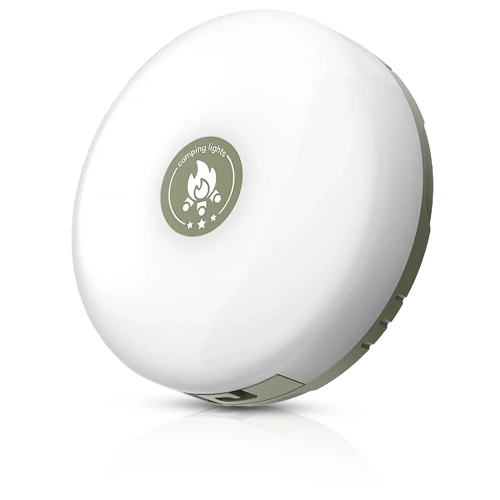 Multifunktionale LED Campinglampe mit 10 m Lichterkette, Powerbank und Magnet | Wasserdichte Lampe mit eingebautem 2000 mAh Akku 5 Leuchtmodi | KQ-5004