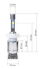 H7 CREE ™ TrueWhite-Technologie 9600 lm R3 LED Scheinwerferlampen | 2 Stück