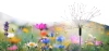 Garten Solar LED Feuerwerk Laterne | 84cm, 600mAh, 200 RGB LED | LFW-B200-Color
