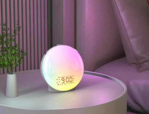 LED-Wecker mit Lichtfunktion | Sonnenaufgangssimulation, Nachtlicht, FM-Radio | WRSL22