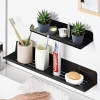 Schwarzes Duschregal 50cm | Hängeregal | BDS-L50CM-B | Metallregal für das Badezimmer
