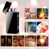 Stylisches Plasma Feuerzeug | winddicht | USB | Touchscreen | JL-613