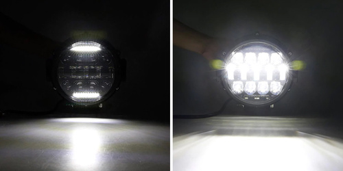 Arbeitsleuchte LED 60W rund | 2-in-1 | Tagfahrlicht + Fernscheinwerfer | LH60W