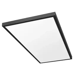 LED-Deckenpanel | Aufputz-Plafond 120x60cm | 120W, 12000lm | Schwarz