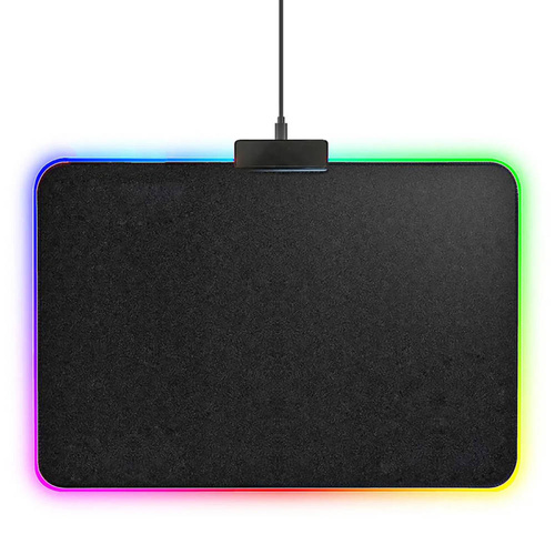 Mauspad | 35x25 cm | LED-RGB-Beleuchtung | 13 Beleuchtungsmodi | MP-001S